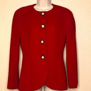 Christian Dior Red Jacket